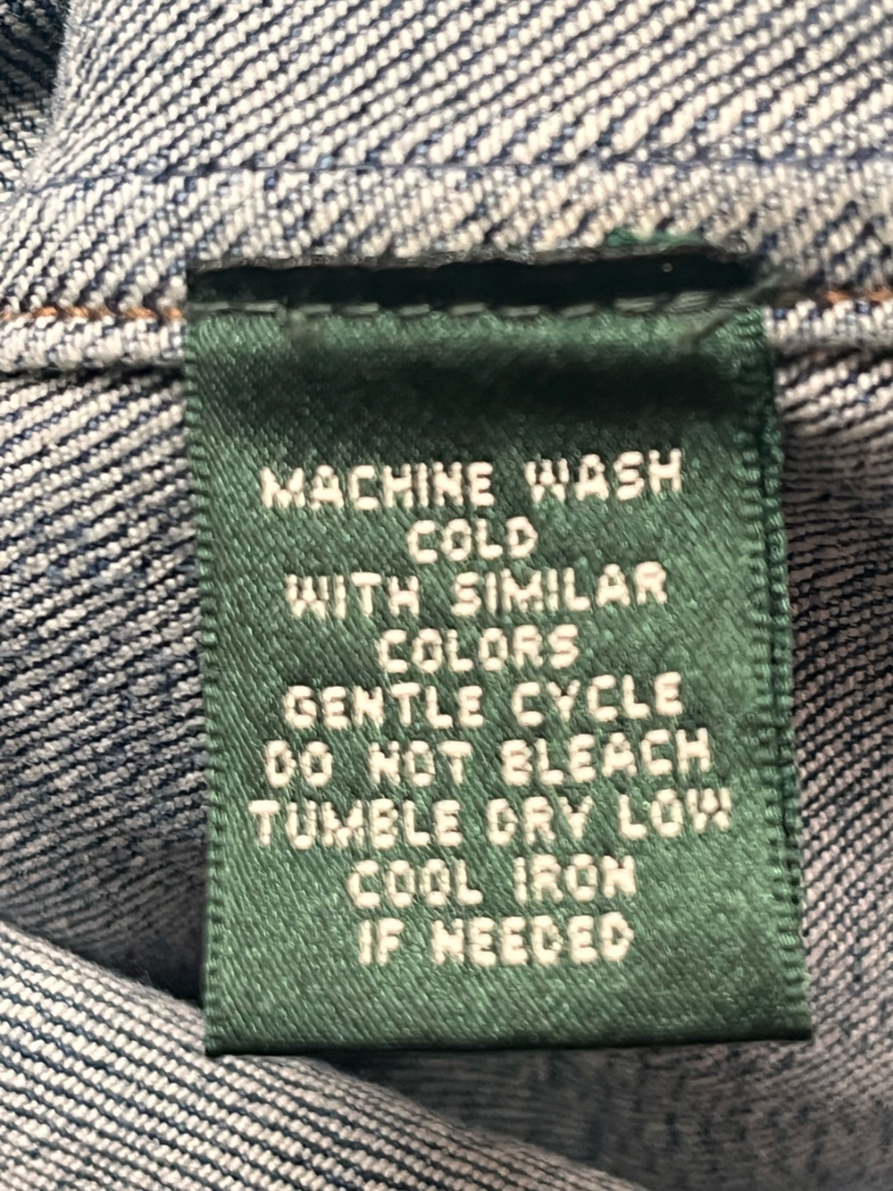 Vintage Ralph Lauren Jeans Co. Denim Chore Jacket Womens XL Military Utility - Picture 10 of 14